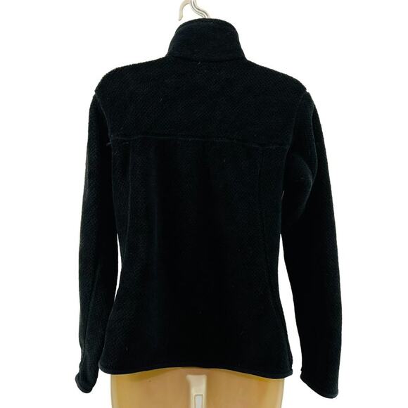 Patagonia Re-Tool Snap T Fleece Black Pullover Womens Size Small S - Picture 9 of 10